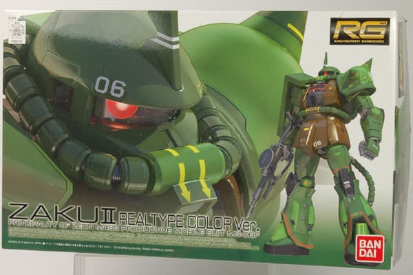 RG 1/144 Mobile Suit Gundam MS-06F Zaku Real Type Color Ver. [Gunpla EXPO 2012 Exclusive]