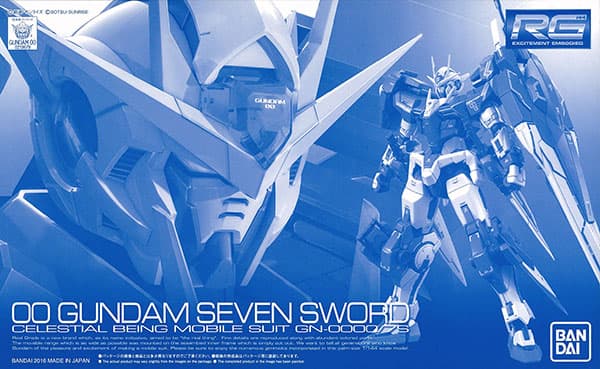 RG 1/144 00 Gundam Seven Sword [Gunpla EXPO World Tour Japan 2016 WINTER, Premium Bandai Exclusive]