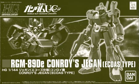 HGUC 1/144 Jegan (Ecoas Type) Conroy Custom [Hobby Online Shop Exclusive]