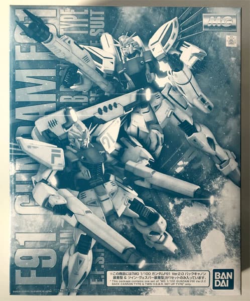 MG 1/100 Gundam F91 Ver.2.0 Back Mounted Canon & Twin Mount Vespa [Hobby Online Shop Exclusive]