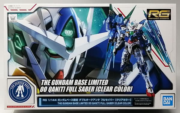 RG 1/144 00 QAN [T] Full Saber [Clear Color] (Gundam Base Exclusive)