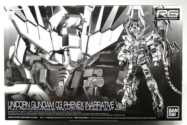 RG 1/144 Unicorn Gundam 03 Phenex (Narrative Ver.) [Hobby Online Shop Exclusive]