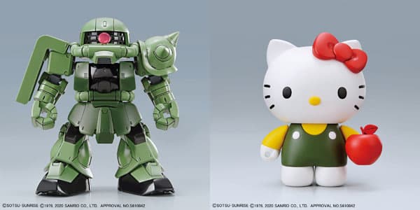 Hello Kitty/Zaku II [SD Gundam Cross Silhouette]