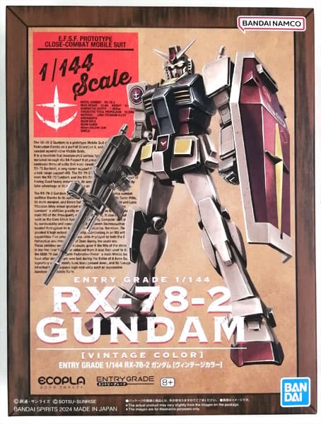 ENTRY GRADE 1/144 RX-78-2 Gundam [Vintage Color] (HYPER Fes. 2024 Exclusive)