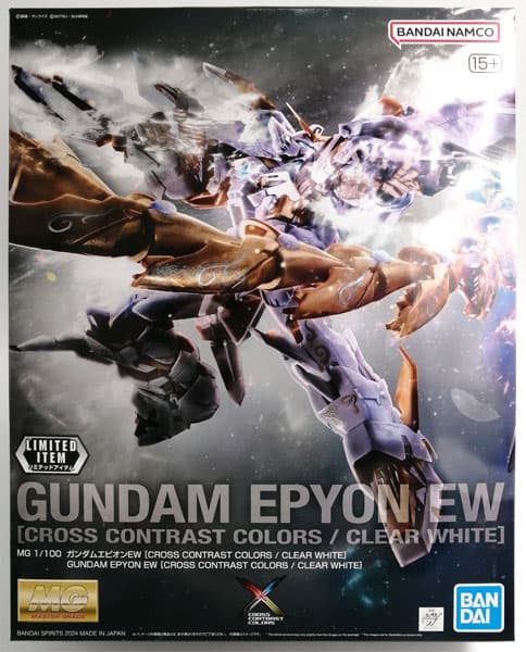 MG 1/100 Gundam Epyon EW [CROSS CONTRAST COLORS / CLEAR WHITE] (Event Exclusive)