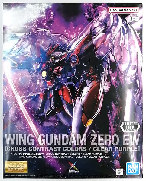 MG 1/100 Wing Gundam Zero EW [CROSS CONTRAST COLORS / CLEAR PURPLE] (Event Exclusive)