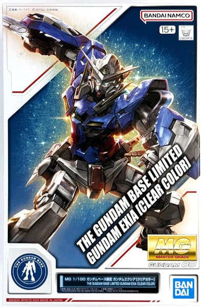 MG 1/100 Gundam Exia [Clear Color] (Gundam Base Exclusive)