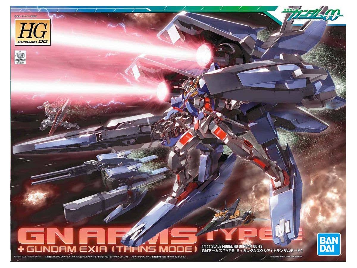 HG GN Arms Type E + Gundam Exia (Transam Mode)