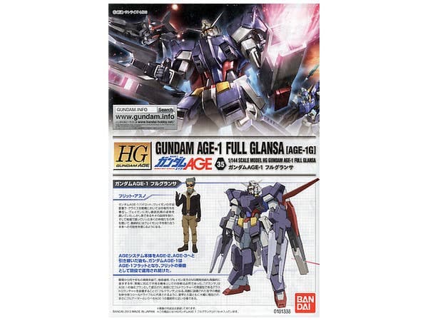 HG Gundam AGE-1 Full Glansa