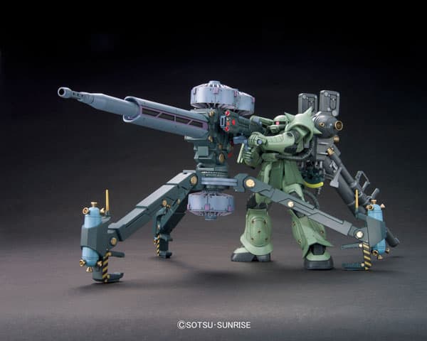 HG 1/144 Mass Production Type Zaku + Big Gun (Gundam Thunderbolt Edition)