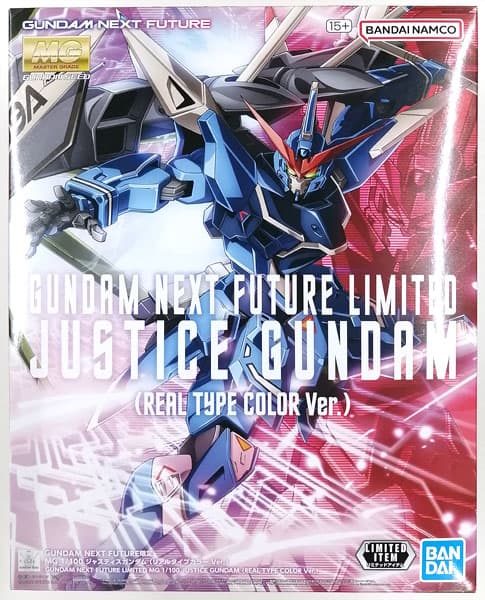 MG 1/100 Justice Gundam (real Type Color Ver.) (GUNDAM NEXT FUTURE Exclusive)