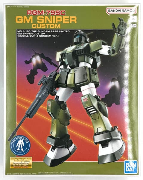 MG 1/100 GM Sniper Custom (Mobile Suit Zeta Gundam Edition) (Gundam Base Exclusive)